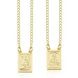 ESCAPULÁRIO BAN. DOURADO