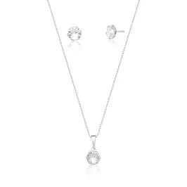 CONJUNTO PRATA PONTO DE LUZ