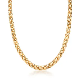 CORRENTE ELO 2 EM 1 LISO 3 VOLTAS 5MM BAN. DOURADO