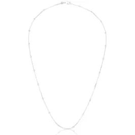 CORRENTE VENEZIANA BOLINHA PRATEADO 012 1.80G 45CM