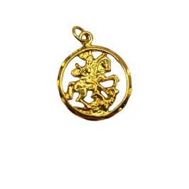 PINGENTE BAN. DOURADO C/ SIMBOLO DE SÃO JOSÉ