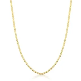 CHOKER BAN. DOURADO LISO ELO TRABALHADO 3MM 35+10CM