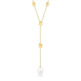 COLAR BAN. DOURADO LISO 3 NO PEROLA 12MM 45+5CM