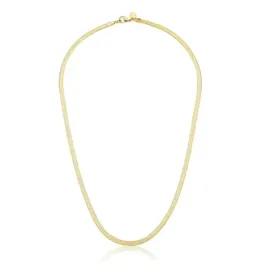 CORRENTE ESTEIRA LAMINADA LISO 3MM BAN. DOURADO /TAM. 30CM +10CM