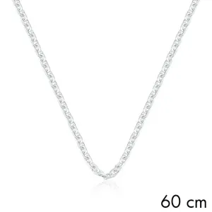 CORRENTE MALHA CARTIER 60CM PRATEADO 060