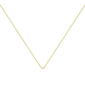 CORRENTE VENEZIANA  BAN. DOURADO LISO 2.2G 45+5CM