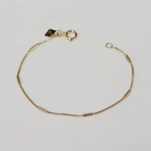 PULSEIRA KIDS BAN. DOURADO LISO CANINHO