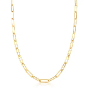 Corrente Masculina Ban. a Ouro Cartie elos longos 70cm