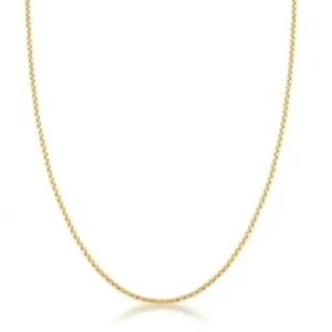 CORRENTE BAN. DOURADO LISO ELO CARTIER 5.1G 50CM