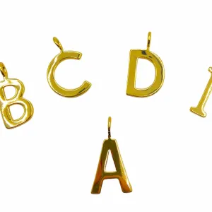 PINGENTE BAN. DOURADO LETRAS 