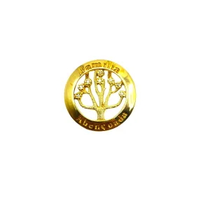 PINGENTE DOURADO ARVORE DA VIDA FAMILIA ABENÇOADA