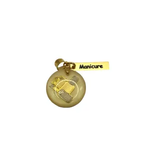 PINGENTE BAN. DOURADO PROFISSÃO MANICURE