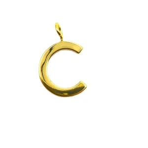 PINGENTE BAN. DOURADO LETRAS 