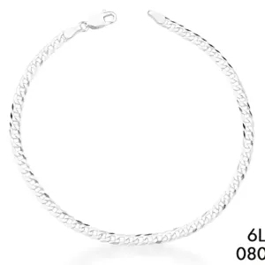 PULSEIRA MALHA GRUMET PRATEADO 080 6L