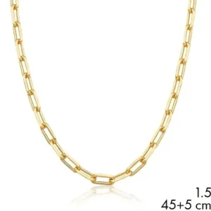 CORRENTE MALHA CARTIER BAN. DOURADO