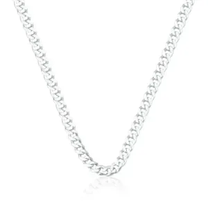 CORRENTE MALHA GRUMET PRATEADO 120 6L 18G 60CM