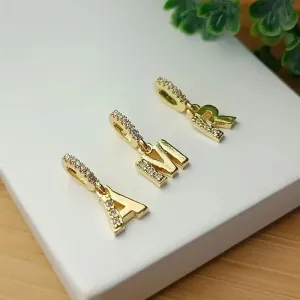 PINGENTE PRATA C/ A LETRA A