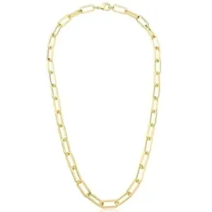CORRENTE BAN. DOURADO LISO ELO CARTIER 1MM 60CM
