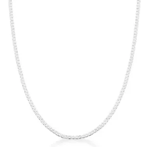 CORRENTE MALHA GRUMET 60CM PRATEADO 060 6L