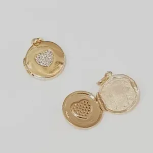 PINGENTE BAN. DOURADO CORAÇÃO