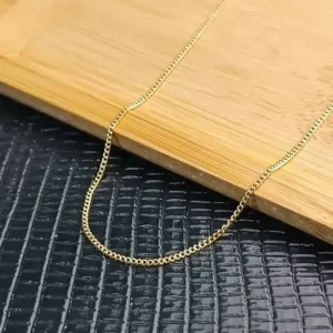 CORRENTE DOURADA GRUMET 1,5MM ESP 0,5MM