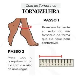TORNOZELEIRA PRATEADA C/ PINGENTE CORAÇÃO