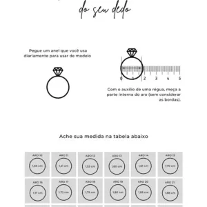 ANEL CURVO E CRAVEJADO DE ZIRCÔNIAS PRATA RODINADA