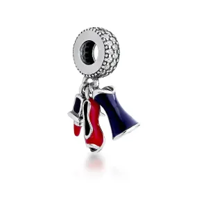 Berloque salto e batom