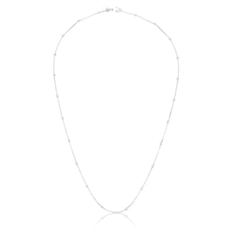 CORRENTE VENEZIANA BOLINHA PRATEADO 012 2.40G 60CM