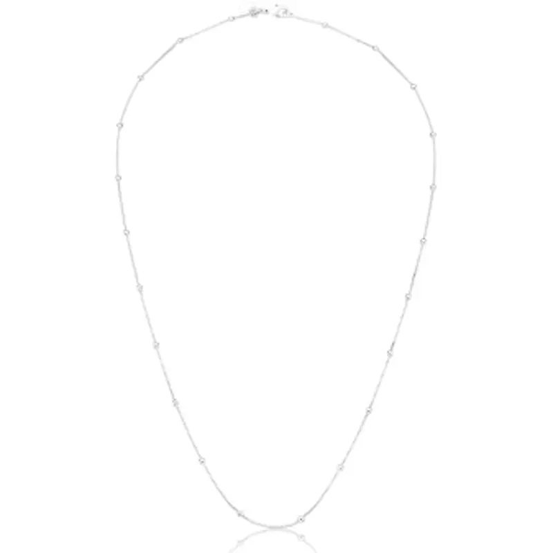 CORRENTE VENEZIANA BOLINHA PRATEADO 012 1.80G 45CM