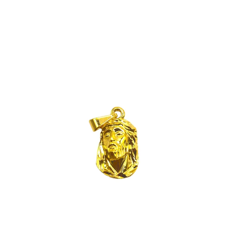 PINGENTE BAN. DOURADO C/ ROSTO DE JESUS CRISTO