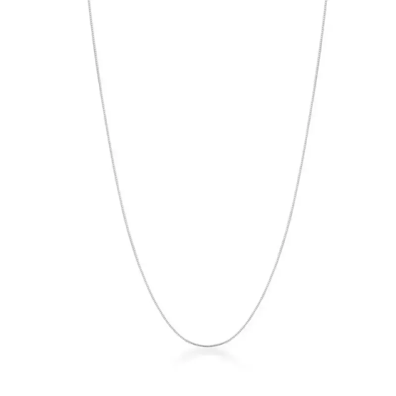CORRENTE PRATA FEMININA 45 CM
