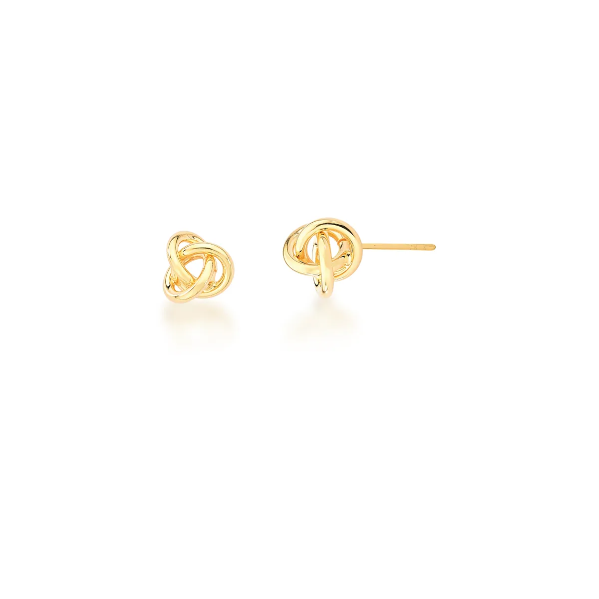 BRINCO BAN. DOURADO LISO REDONDO 3 VOLTAS ELO TRANCADO 12MM