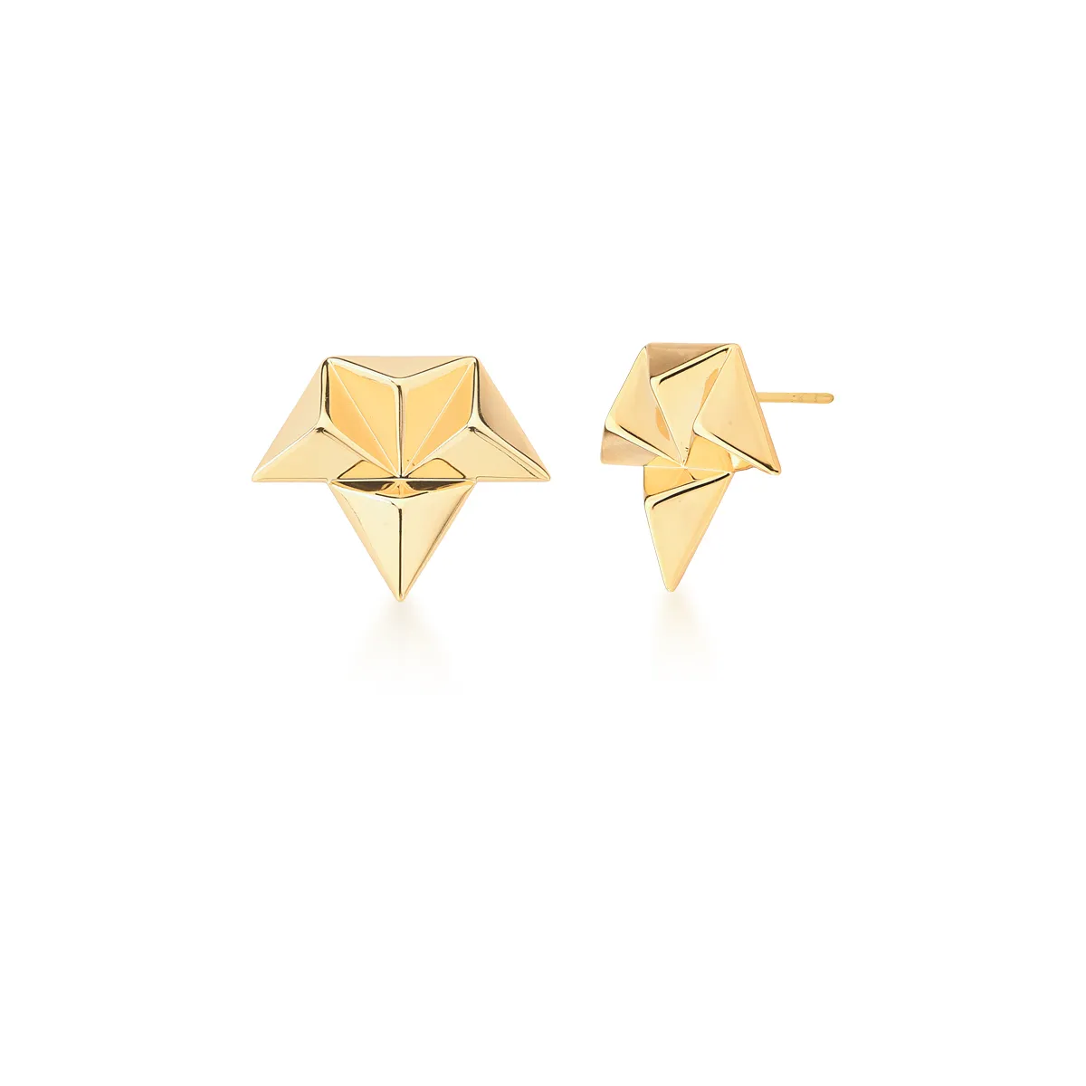 BRINCO BAN. DOURADO LISO TRABALHADO SPIKE 22MM