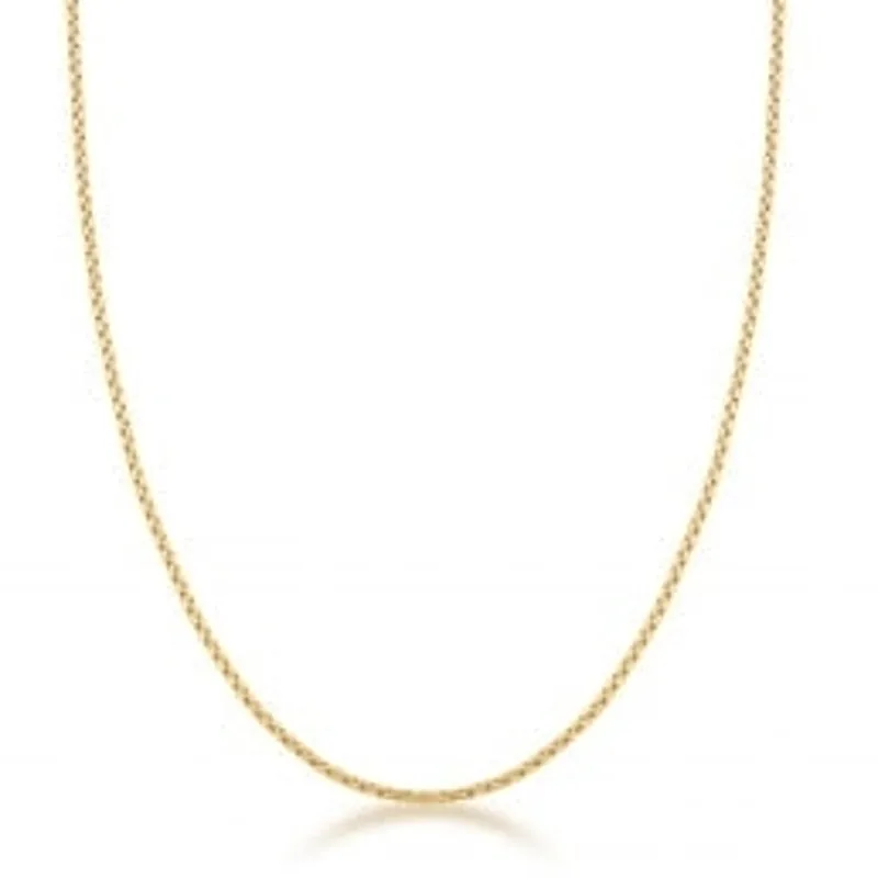 CORRENTE BAN. DOURADO LISO ELO CARTIER 5.1G 50CM