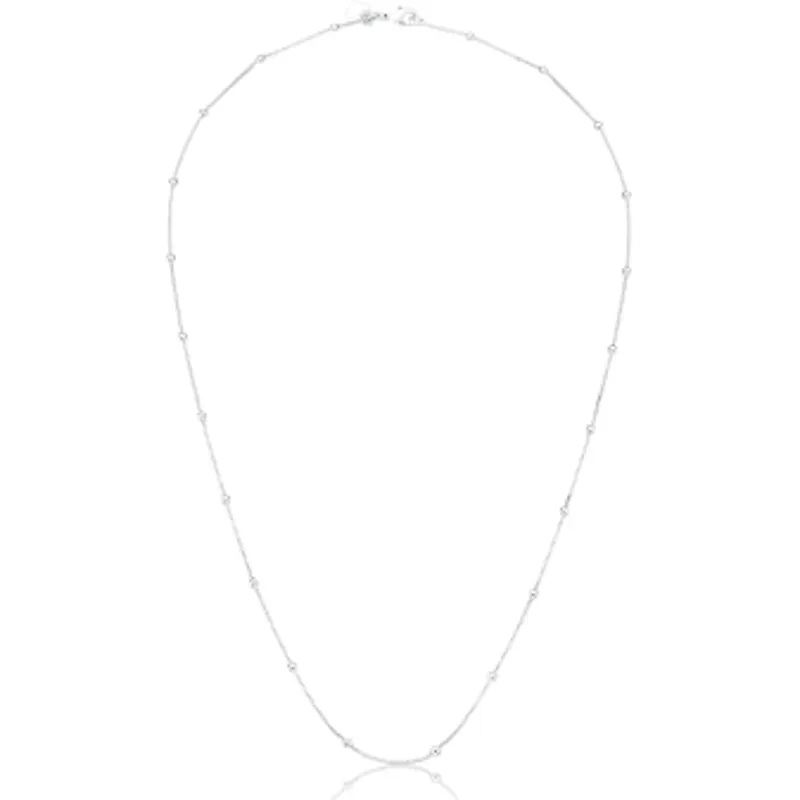CORRENTE VENEZIANA BOLINHA PRATEADO 012 1.80G 45CM