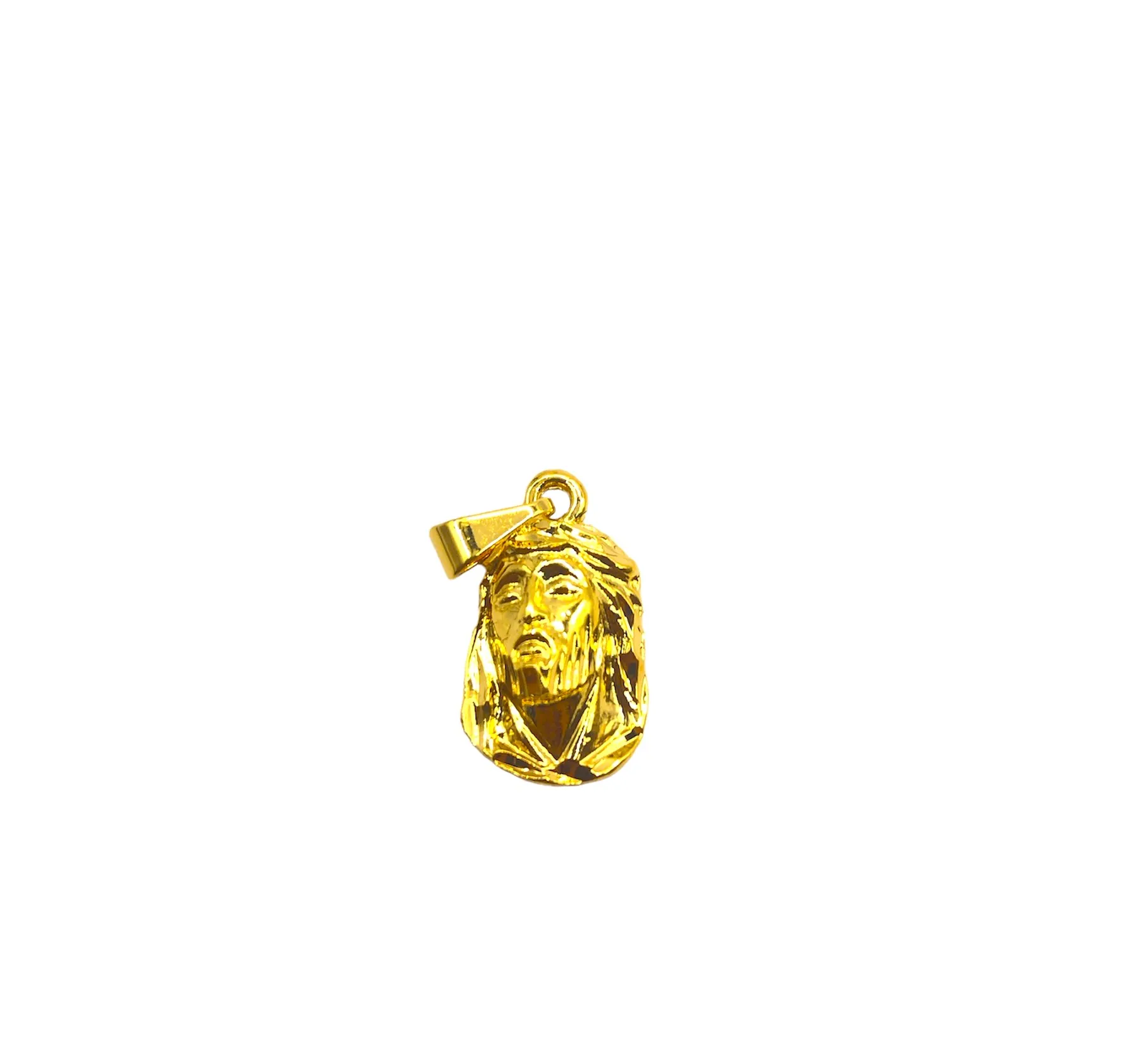 PINGENTE BAN. DOURADO C/ ROSTO DE JESUS CRISTO