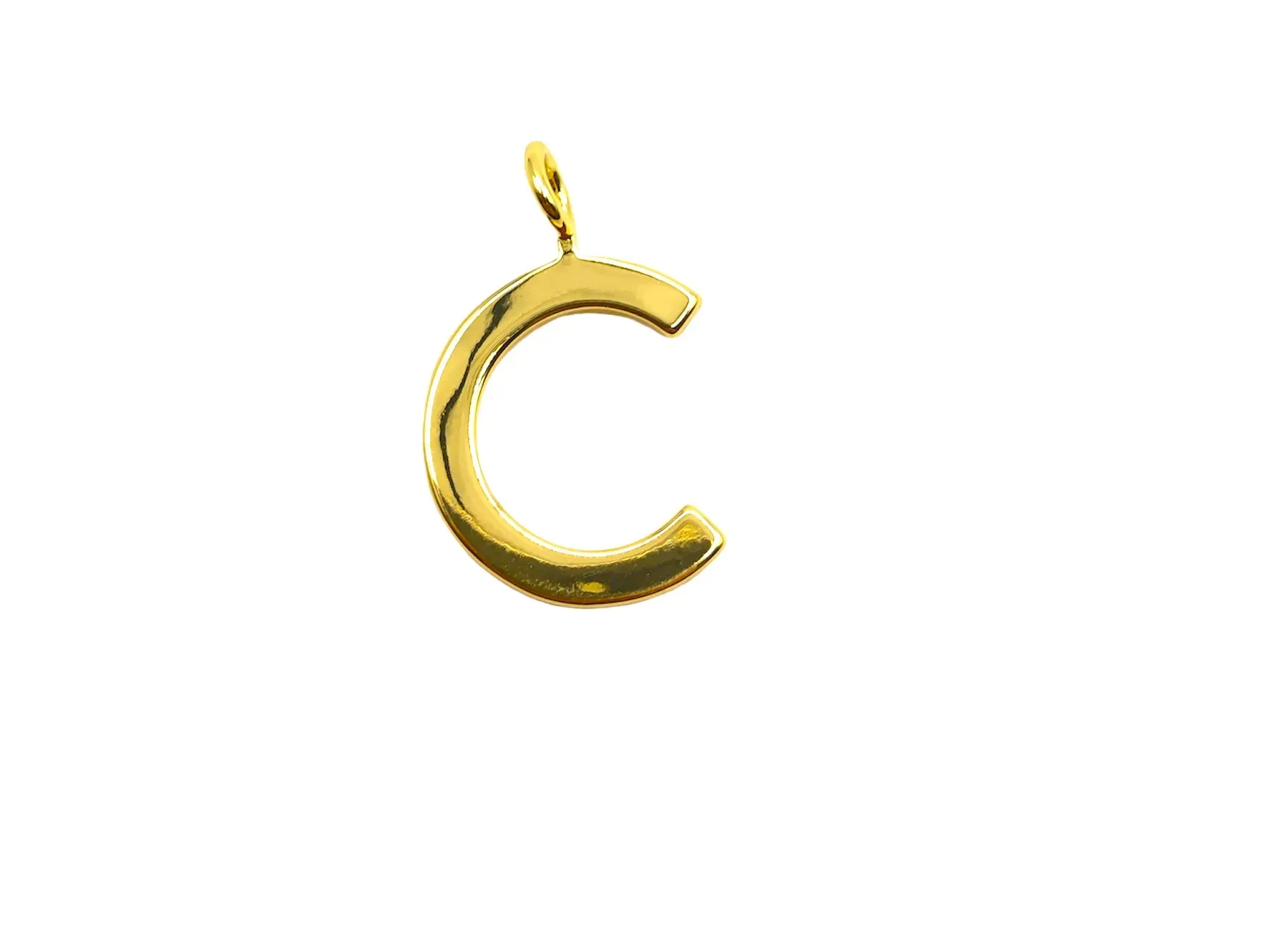 PINGENTE BAN. DOURADO LETRAS 
