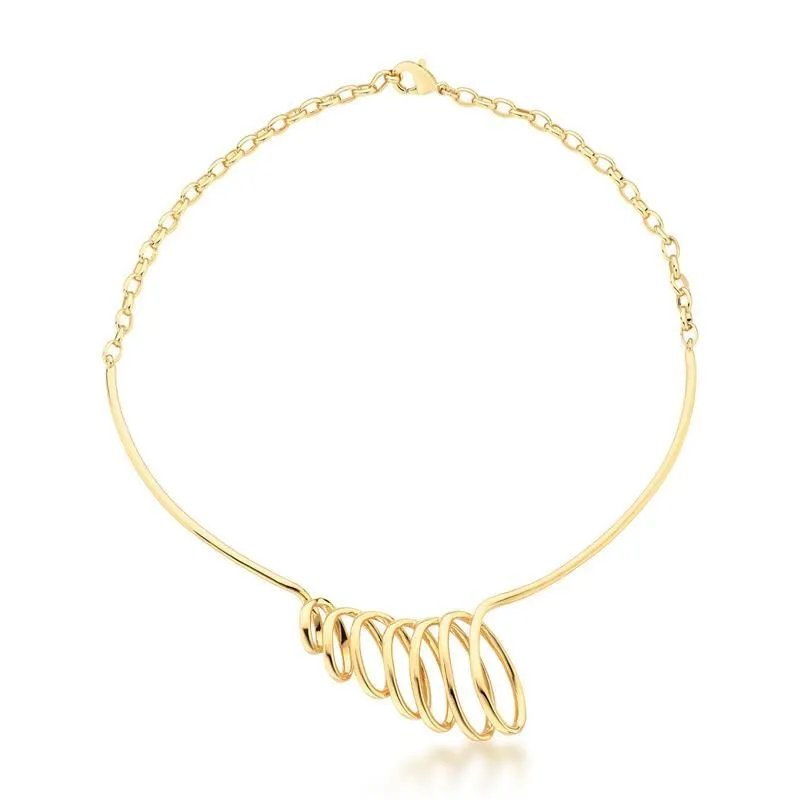 CHOKER LISO COM ESPIRAL 