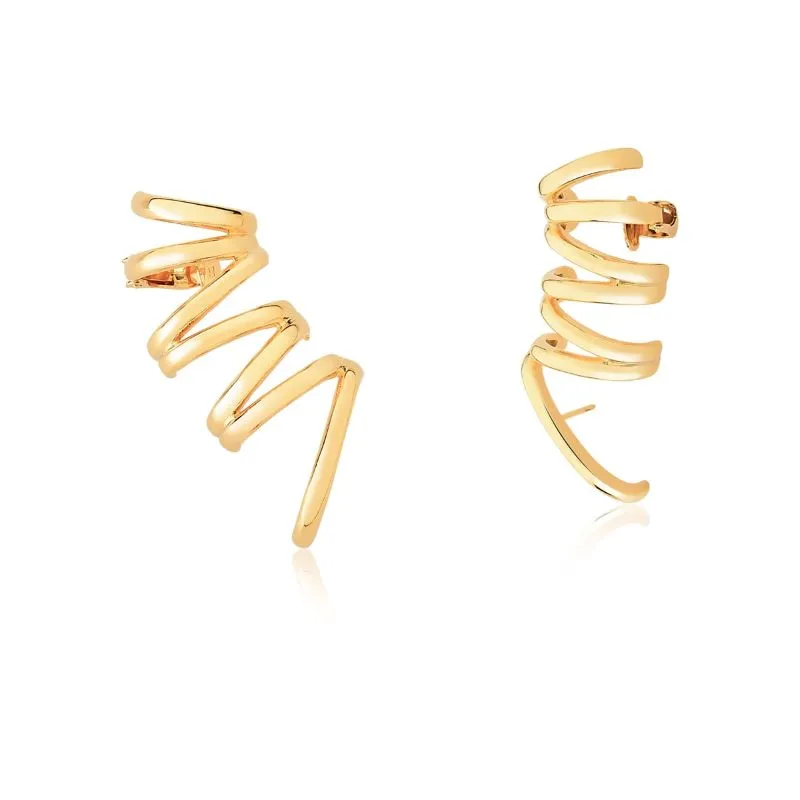 BRINCO LISO CURVO 7 ear cuff