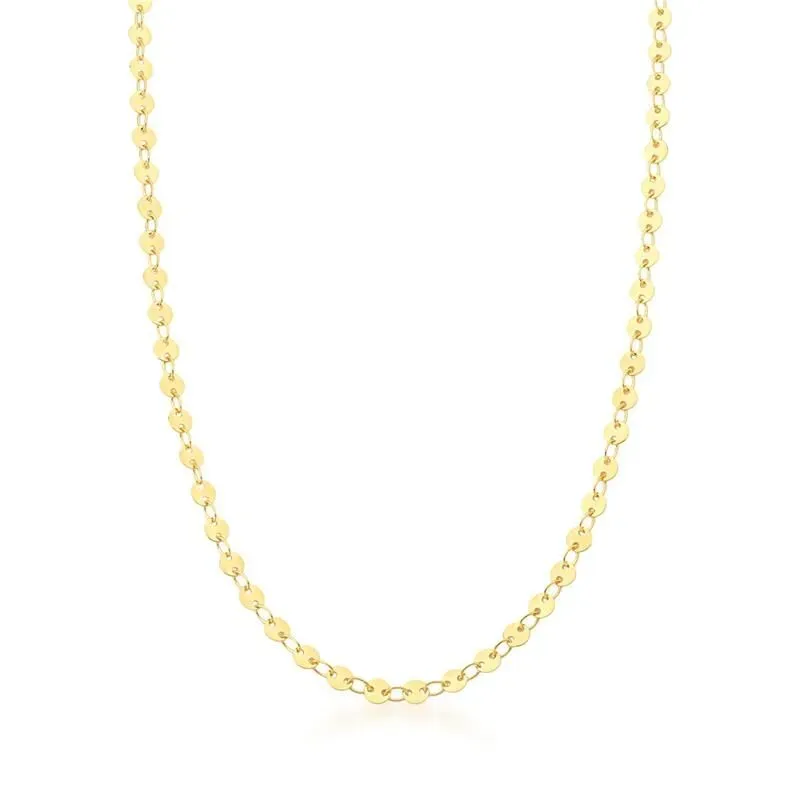 COLAR LISO MEDALHA REDONDO 