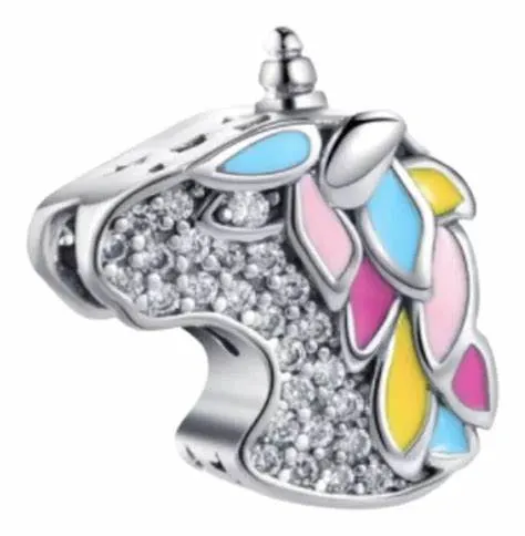 BERLOQUE UNICORNIO ZIRC E RESINA