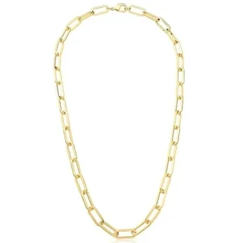 CORRENTE BAN. DOURADO LISO ELO CARTIER 1MM 60CM